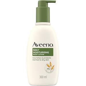 Aveeno Daily Moisturising Crema Idratante Corpo, Crema corpo con Avena Colloidale Prebiotica, Lozione corpo per pelli normali, secche e sensibili, Body lotion senza profumo, 300 ml