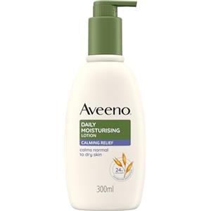 Aveeno Daily Mosturising Crema Idratante Corpo, Crema Corpo Idratante alla Lavanda e Avena Prebiotica, Crema corpo profumata all'aroma di Lavanda, Crema corpo idratante pelle secca e sensibile, 300 ml