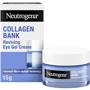 Neutrogena Collagen Bank Crema Gel Rivitalizzante Contorno occhi antiocchiaie con Tecnologia Micropeptidica brevettata e Niacinamide, Eye cream per una skincare anti-età, 15 g