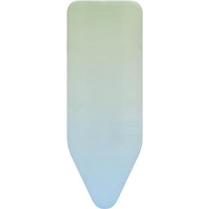 Brabantia Ironing Board Cover C 124x45 cm - Soothing Sea | 100% Cotton Top Layer with 2mm Foam Padding for Size C Ironing Boards | Durable, Washable, and Easy to Install