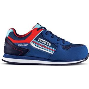 Sparco - Gymkhana Martini - ESD S1PS SR FO HRO - Scarpe Antinfortunistiche Leggere - Metal Free - Suola Antiscivolo - Calzatura di Sicurezza - Stile Sneakers e livrea Ufficiale Martini Racing - 46 EU