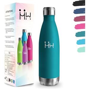 Motswedi Borraccia Termica, 750 ml Senza BPA, Borraccia, Isolamento Sottovuoto a Doppia Parete, Borracce Acciaio Inox, 18/8 Acciaio Inossidabile, Bottiglia Termica per Cucina, Campeggio - Muschio verde