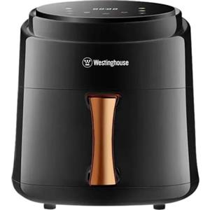 Westinghouse Air Fryer con capacità di 5,5 l, 6 pratici programmi automatici, funzionamento tramite pannello touch, impugnatura Cool-touch, temperatura massima 210 °C, nero