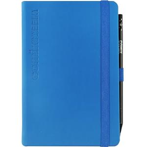 COMIX, Medium - Agenda 2026 Settimanale 12 Mesi, Chiusura con Elastico, Passante Elastico per Matita o Penna, Con Matita Inclusa, Doppio Segnalibro, 192 Pagine - cm 10,7x15,9h, Blu