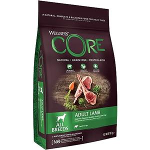 Wellness CORE Lamb 10 kg, Agnello - Crocchette Per Cani di Tutte le Taglie, Senza cereali, Naturale, Ipoallergenico, Ricco di Proteine, Alto Contenuto di Carne, Supporta il Sistema Digestivo