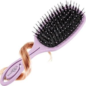 marQus Spazzola con setole di cinghiale - Districante professionale con pad ergonomico, ideale per ogni tipo di capelli. Setole naturali per una cura delicata e risultati perfetti