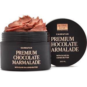 Activeluxe cosmetics Active Luxe Marmellata di Cioccolato Premium - Crema Abbronzante Rapida con Carota e Olio d'Oliva - Crema Abbronzante Corpo per un Teint Più Scuro (200 ml)
