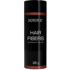 Densitee - Fibre di cheratina naturale per ispessimento dei capelli - Densificante e copri calvizie professionale per capelli - 28g - MARRONE RUGGINE -