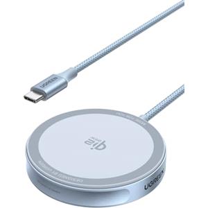 UGREEN MagFlow Qi2 25W Caricatore Wireless per iPhone 17, Pad Magnetico di Ricarica Wireless Compatibile con MagSafe per iPhone 17 Pro Max Air/16/15/14/13/12 Serie