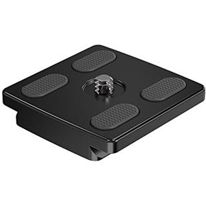 K&F Concept RQ50 Piastra a Sgancio Rapido Rilascio Rapido Universale Lega di Alluminio per Fotocamera con Vite di 1/4" Reflex Mirrorless Videocamera