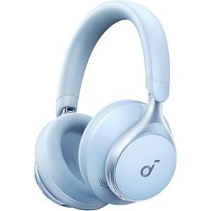 Soundcore Anker Space One Cuffie Bluetooth Cancellazione Rumore Attiva Adattiva, Riduzione Voce Umana 2X Più Forte, 40 Ore ANC, Controllo app, LDAC Hi-Res Wireless Audio, Chiamate Chiare