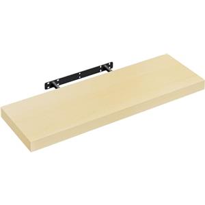 WOLTU Mensola da Muro Rettangolare Scaffale Libreria a Parete Decorazione per Cameretta Ufficio Porta CD/Dvd in Legno Rovere giallo 70cm RG9369kei