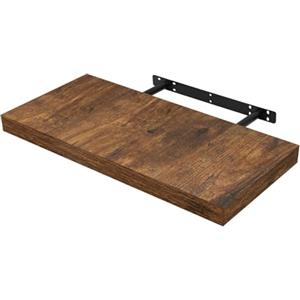 WOLTU Mensola da Muro Scaffale Libreria a Parete Decorazione per Cucina, Bagno, Camera da Letto, Ufficio, Soggiorno 60x23x3.8cm Marrone Vintag RG9319hov
