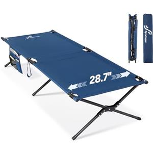 Sportneer Lettino da Campeggio Portatile, Letto Militare Pieghevole per Adulti e Adolescenti, 198,9 x 72,9 x 37,1 cm, Resistente, per Tenda