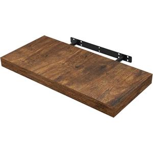 WOLTU Mensola da Muro Scaffale Libreria a Parete Decorazione per Cucina, Bagno, Camera da Letto, Ufficio, Soggiorno 40x23x3.8cm Marrone Vintag RG9372hov