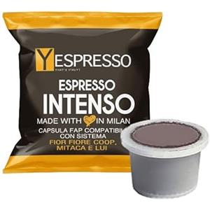 yespresso 100 Capsule FIOR FIORE Coop e LUI caffè compatibili - INTENSO