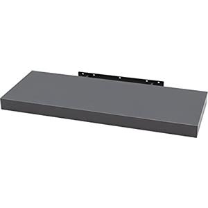 WOLTU Mensola da Muro Rettangolare Scaffale Libreria a Parete Decorazione per Cameretta Ufficio Porta CD/Dvd in Legno Grigio scuro 60cm RG9319dgr