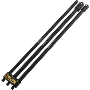 LEXIVON Set Di Adattatori A Bussola, Kit punte esagonali 1/4" per Avvitatore A Impulsi,per Makita,Milwaukee,Bosch, chiave dinamometrica e a cricchetto, Inserti 6.35, 9.5 e 12.7 mm, L=30cm (LX-103)