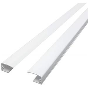 Victoria M. Guide Laterali per Tenebra Tenda a Rullo Oscurante e Tenda a Rullo Oscurante Termica, Bianco, 2 Pezzi da 80 cm