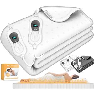 KESSER® Sottovaso termico 160x140cm con spegnimento automatico, con telecomando | Coperta riscaldante con 3 livelli di temperatura | Base termica per letto riscaldatore materasso