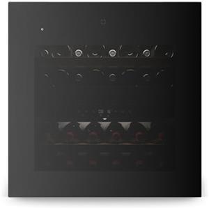 Klarstein Velaire Cantinetta per Vino Doppia Temperatura - 36 Bottiglie, 2 Zone 5-22°C, Touch, LED, Porta UV, Incasso, 41 dB, Cantina Frigo per Vino