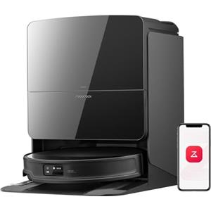 roborock Saros 10R Robot Aspirapolvere, 7,98 cm, Antigroviglio, Telaio AdaptiLift, Rimozione Automatica dei Moci, Pulizia degli Angoli e dei Bordi, Stazione Multifunzionale 4.0, Hello Rocky