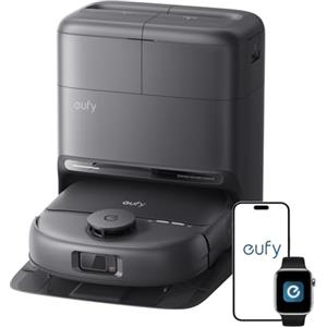 eufy C28 robot aspirapolvere con rullo autopulente HydroJet, spazzola DuoSpiral anti-groviglio, aspirazione Turbo da 15.000 Pa, robot 5 in 1 con aspirazione e Al per I'evitamento ostacoli