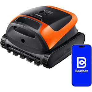 Beatbot (2026 Nuovo) Sora 30 Robot Piscina pareti e Fondo, Linea d'Acqua,Piattaforme,Robot Piscina Senza Fili,Parcheggio in Superficie dell'Acqua, Controllo App,Autonomia 5 Ore, capacità 5L, Orange