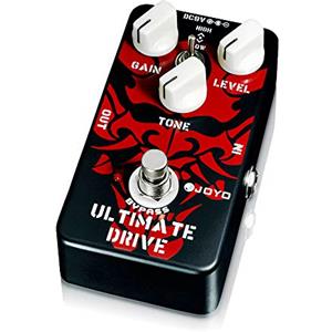 JOYO Overdrive - Pedale di distorsione Rich Bordering-on-Distortion Overdrive per effetto chitarra elettrica, Bypass (Ultimate Drive JF-02)
