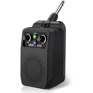 JOYO Mini amplificatore per chitarra portatile da 5 W, amplificatore combinato Bluetooth ricaricabile con effetti integrati (Clean, Overdrive, distorsione, riverbero), amplificatore compatto per