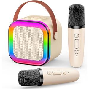 Dislocati Regalo Bambina 3-12 Anni, Microfono Bambini Regalo Natale Giochi Bambini 3-12 Anni Karaoke con Microfono Regali Bambina 3-12 Anni Microfono Karaoke Giochi per Bambini