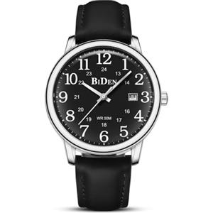 HANPOSH Orologio Uomo Analogico Al Quarzo Impermeabile Con Data Luminosa Per Attività All'aria Aperta Per Uomini e Uomini