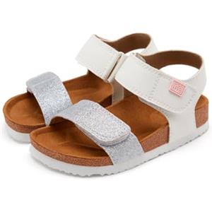 GIOSEPPO Jabbeke, Sandali punta aperta Donna, Argento Plata Plata, 36 EU