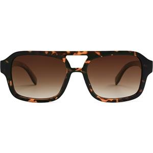 SOJOS Occhiali da sole retrò rettangolari polarizzati donna uomo donna quadrato vintage trendy occhiali da sole con protezione UV400 SJ2342, Tartaruga, m