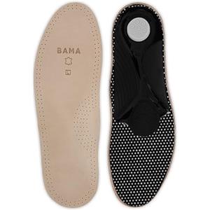 Bama Suole per Scarpe in Pelle Alta Qualità - Suolette Ortopediche e Anatomiche Comode per Calzature Inserti per Scarpe Antiscivolo Fatte in Vera Pelle Marrone/Griogio/Nero 1 Paio - 46 EUR