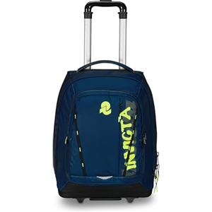 Invicta Trolley Scuola Bump Change Line Color, Blu, 2 in 1, Zaino Doppio Scomparto Con Carrello Fisso, Tasca PC e Borraccia, Organizer e Crossover System, Viaggio