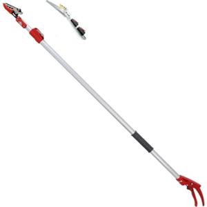 Recalma Cesoie Telescopiche da 130 a 220 cm, Telescopica Troncarami con Impugnatura Ergonomia, svettatoio telescopico con Cesoie per Potatura Bypass, Forbice Potatura con Manico Lungo