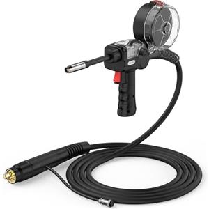 YESWELDER Pistola a Bobina 150A Cavo 3M, Torcia per Saldatura Alluminio con Connessione Euro Generale Compatibile con Saldatrice YESWELDER MIG-185D PRO/MIG-250PRO, saldatura FLUX/MIG/Alluminio