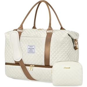 LOVEVOOK Borsone da Viaggio Donna Borsa Palestra Donna Bagaglio a Mano Easyjet Cabin Bag Weekend Travel Duffel Gym Bag con Organizer Valigia Grande Borsa Parto Ospedale Mamma Nascita per Aereo Fitness