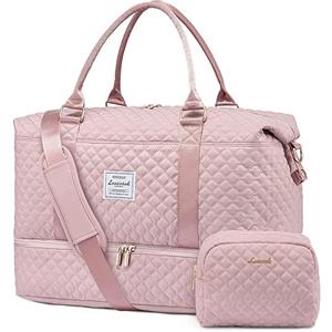 LOVEVOOK Borsone da Viaggio Donna Borsa Palestra Donna Bagaglio a Mano Easyjet Cabin Bag Borsa Parto Ospedale Mamma Nascita Weekend Travel Duffel Gym Bag con Organizer Valigia Grande per Spiaggia