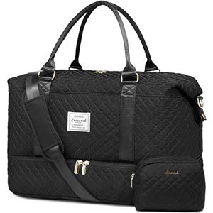 LOVEVOOK Borsone da Viaggio Donna Borsa Palestra Donna Bagaglio a Mano Easyjet Cabin Bag Weekend Travel Duffel Gym Bag con Organizer Valigia Grande Borsa Parto Ospedale Mamma Nascita per Aereo Fitness
