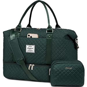 LOVEVOOK Borsone da Viaggio Donna Borsa Palestra Donna Bagaglio a Mano Easyjet Cabin Bag Weekend Travel Duffel Gym Bag con Organizer Valigia Grande Borsa Parto Ospedale Mamma Nascita per Aereo Fitness