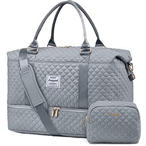 LOVEVOOK Borsone da Viaggio Donna Borsa Palestra Donna Bagaglio a Mano Easyjet Cabin Bag Weekend Travel Duffel Gym Bag con Organizer Valigia Grande Borsa Parto Ospedale Mamma Nascita per Aereo Fitness