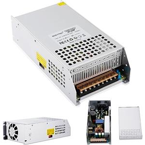 BOSYTRO DC 24V 50A 1200W Alimentazione Elettrica Trasformatore 110/220V AC to DC 24V 1200 Watt Interruttore Alimentatore, per 24Volt LDE Pompa CCTV Telecamera di sicurezza Auto Stereo Stampante 3D