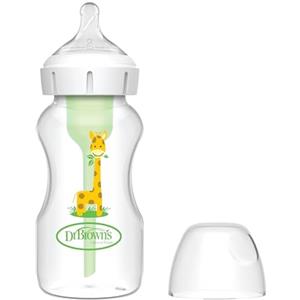 Dr. Brown's Biberon bocca larga 270 ml giraffa PP Options + tettarella N2