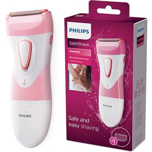 Philips SatinShave Essential Women s Electric Shaver for Legs, Cordless (HP6306)