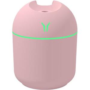 BYYLECL Piccolo umidificatore, mini umidificatore portatile da 250 ml, con cavo USB, diffusore di oli essenziali, purificatore per auto, umidificatori a nebbia fredda, con lampada notturna a LED, 2