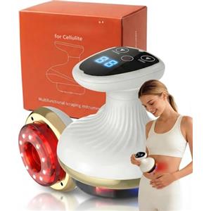 JIABAOZ Massaggiatore Anticellulite Vacuum, Massaggiatore 4 in 1 Contro Cellulite, Massaggio Elettrico con Aspirazione, Vacuum, Gua Sha, 6/9 Livelli, per Pelle Più Tonica (6Livello)