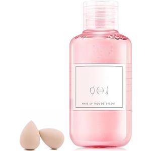 SOETDERT Pulizia Pennelli Trucco, 150 ml Detergente Liquido per Pennelli da Trucco, Makeup Brush Cleaner, Rimuove il Trucco, lo Sporco e le Impurità da Pennelli, Spugne o Piumini per la Cipria