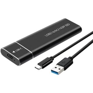Keeplus Unità a Stato Solido Mobile Portatile, SSD disco a stato solido portatile da 2 TB, grande capacità, ultra-veloce, unità di memoria esterna mobile per computer portatile/desktop (Nero)